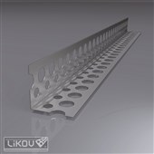 LIKOV Lišta rohová hliníková bez prolisu G-L  22/22mm, délka 2,5m - poze po BAL 100ks